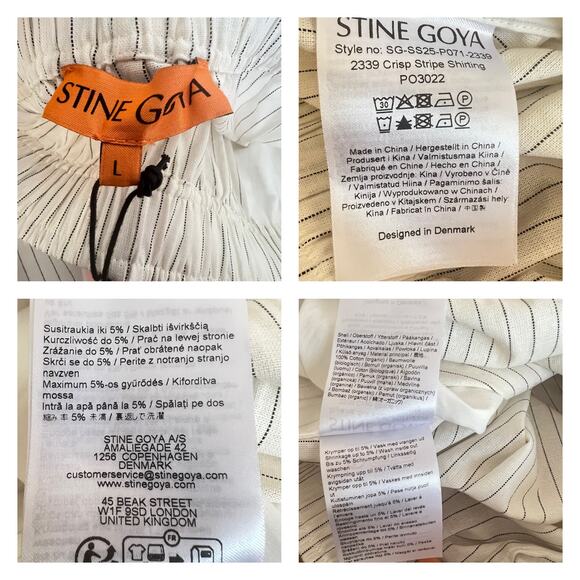 Stina Goya Elasticated Waistband Shorts With Matchbox Detail Size L - Picture 7 of 10